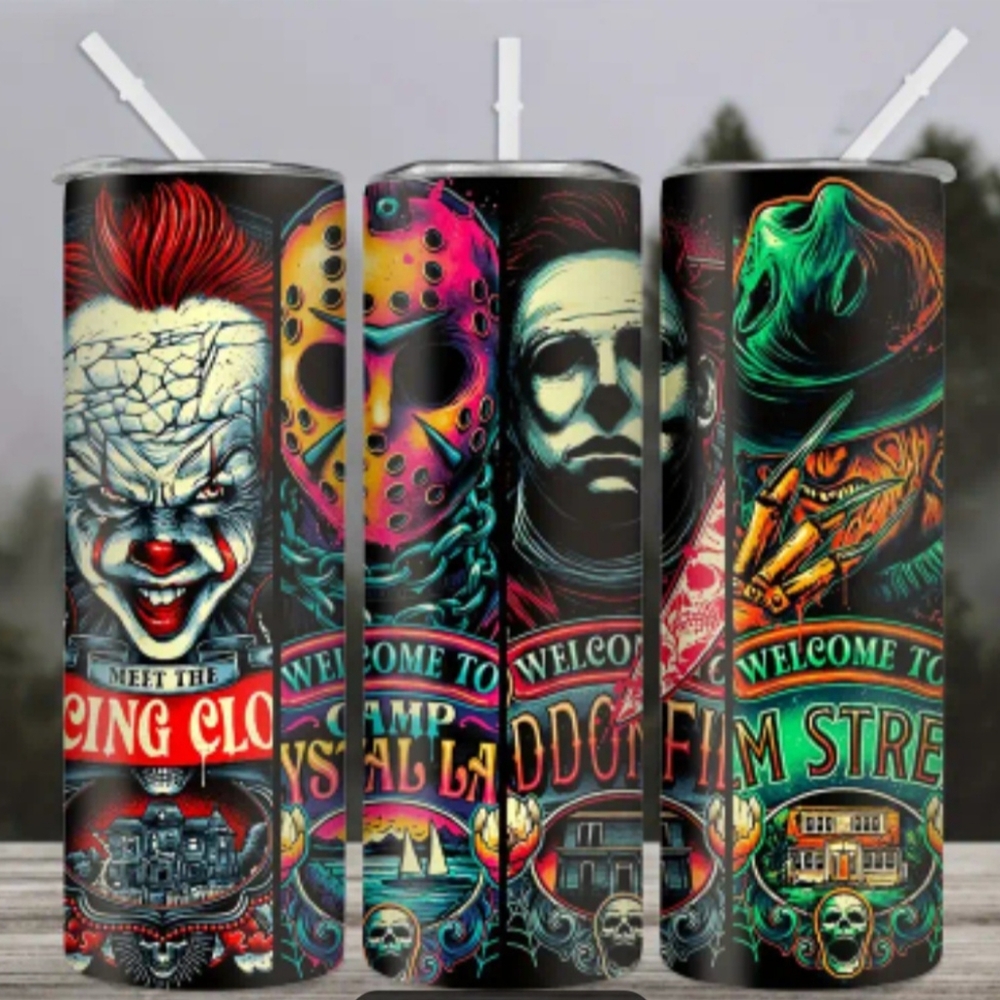 Halloween horror 20 oz tumbler